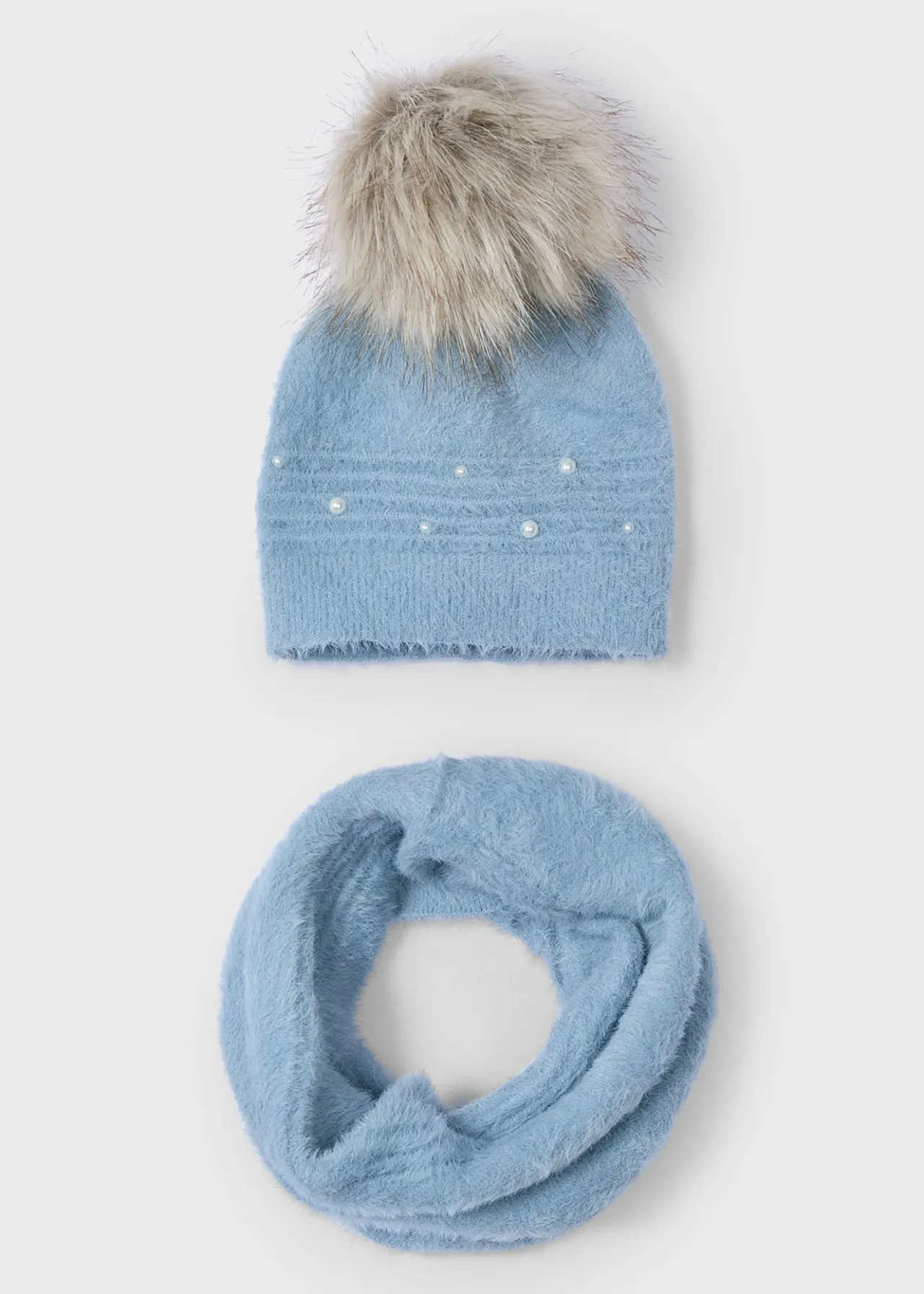 Mayoral Girl Hat and Snood Set