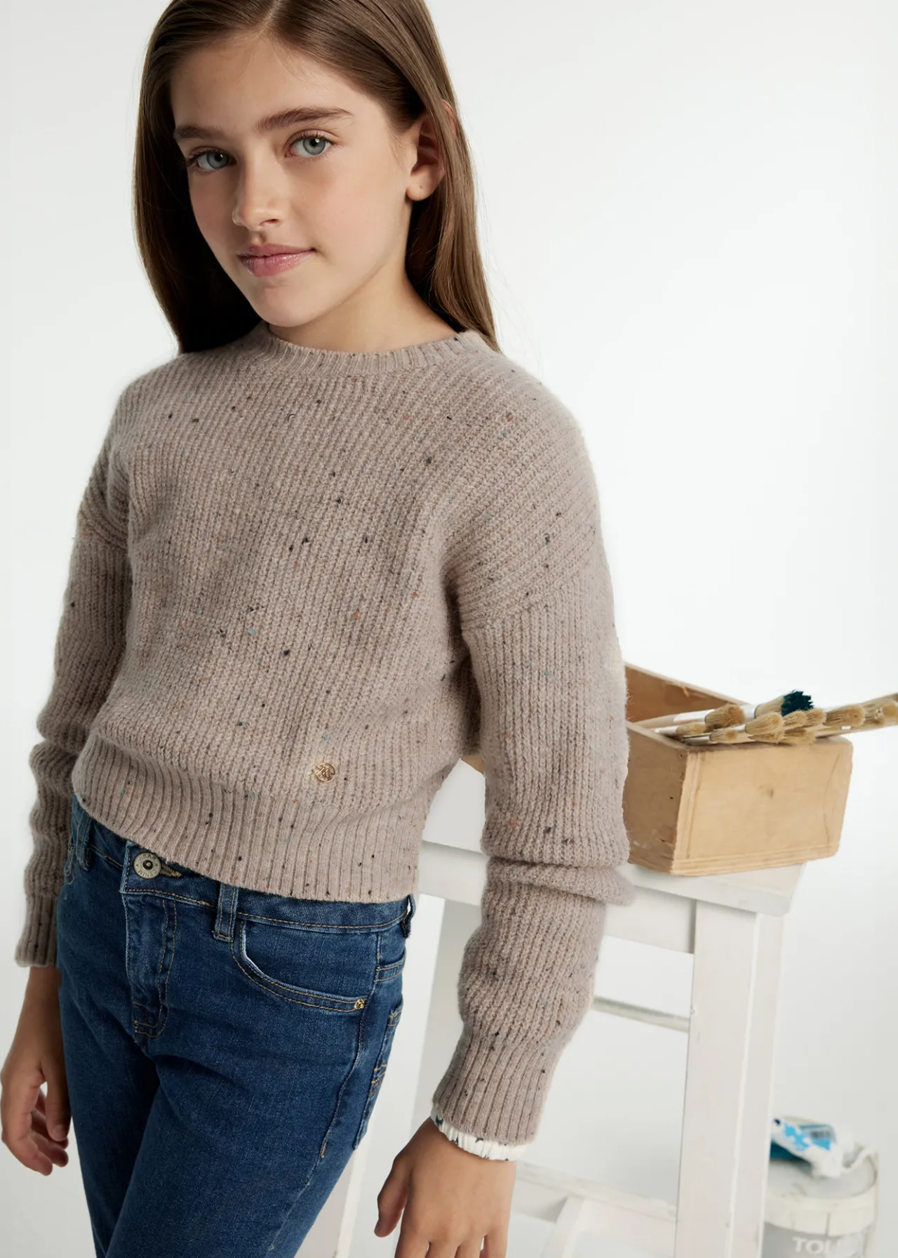 Mayoral Girl Heather Sweater