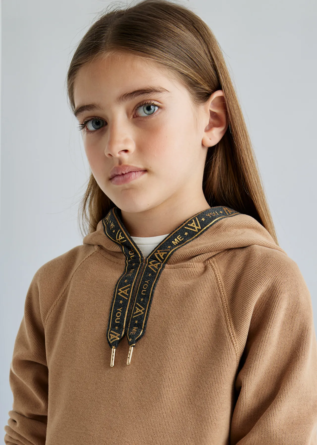 Mayoral Girl Hooded Sweatshirt Dress