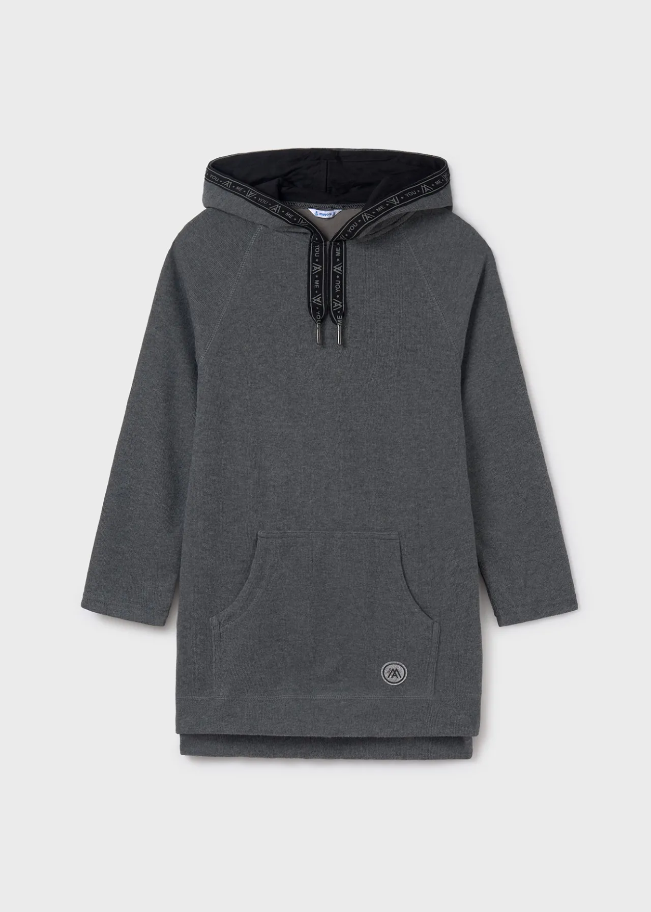 Mayoral Girl Hooded Sweatshirt Dress