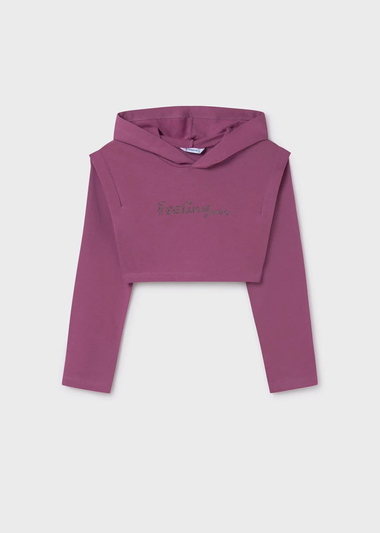 Mayoral Girl Hooded Sweatshirt Dress