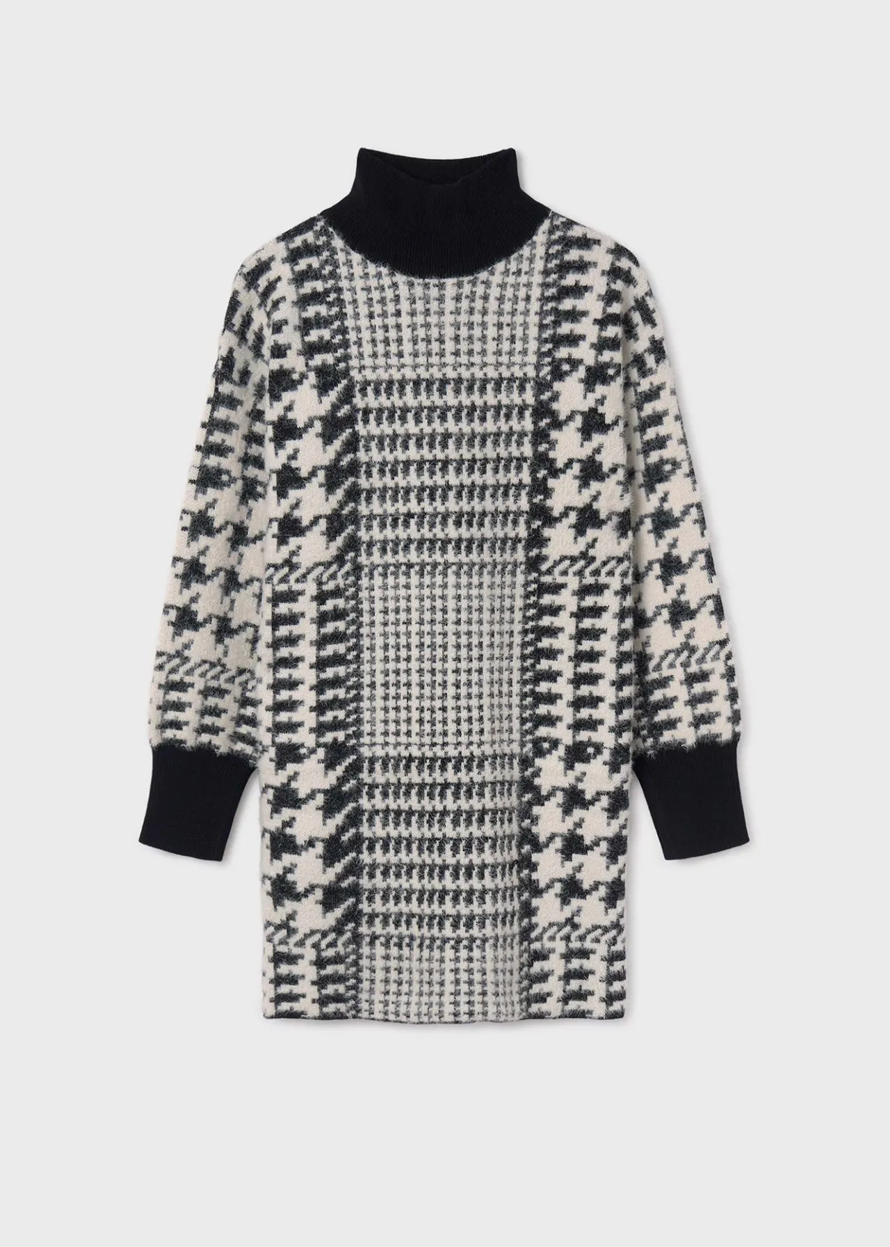 Mayoral Girl Houndstooth Knit Dress