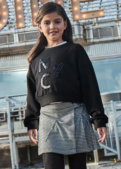 Mayoral Girl Houndstooth Skort