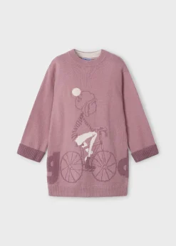 Mayoral Girl Knit Bike Sweater Dress