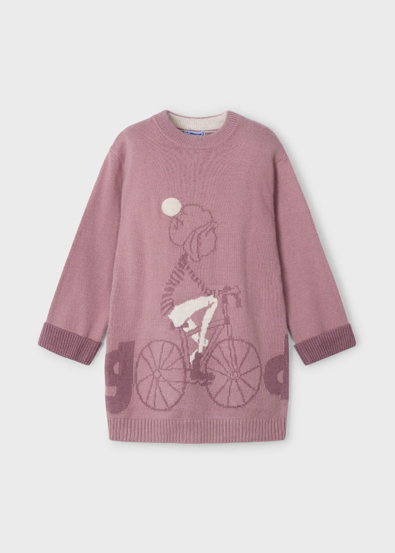 Mayoral Girl Knit Bike Sweater Dress