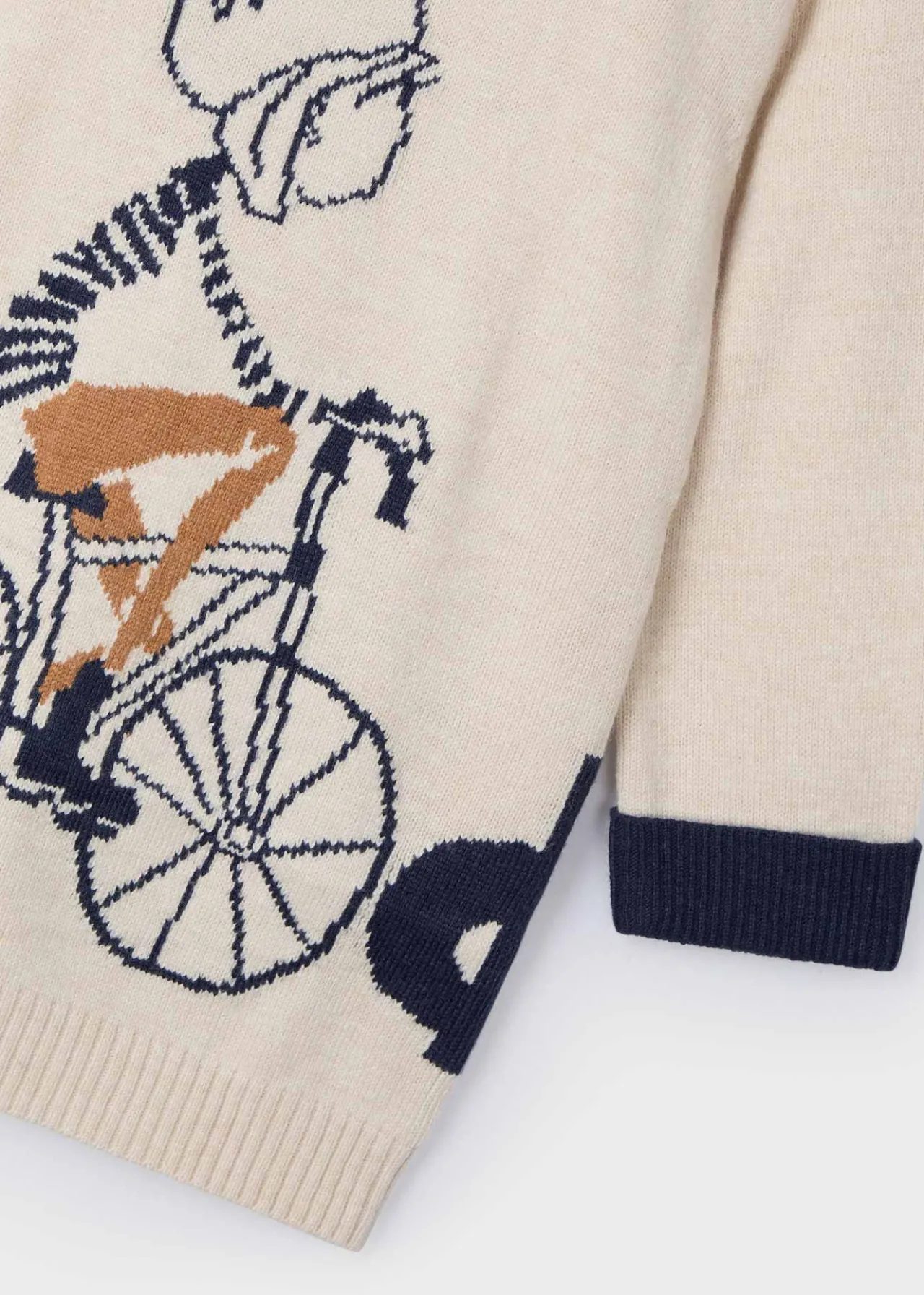 Mayoral Girl Knit Bike Sweater Dress