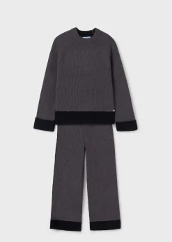 Mayoral Girl Knit Sweater and Pants Set