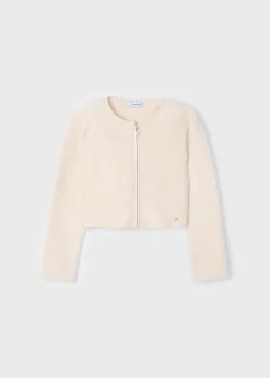 Mayoral Girl Knit Zip Cardigan