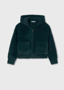 Mayoral Girl Knit Zip Hoodie