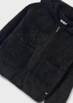 Mayoral Girl Knit Zip Hoodie