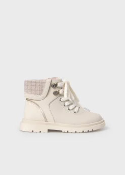 Mayoral Girl Leather Biker Boots
