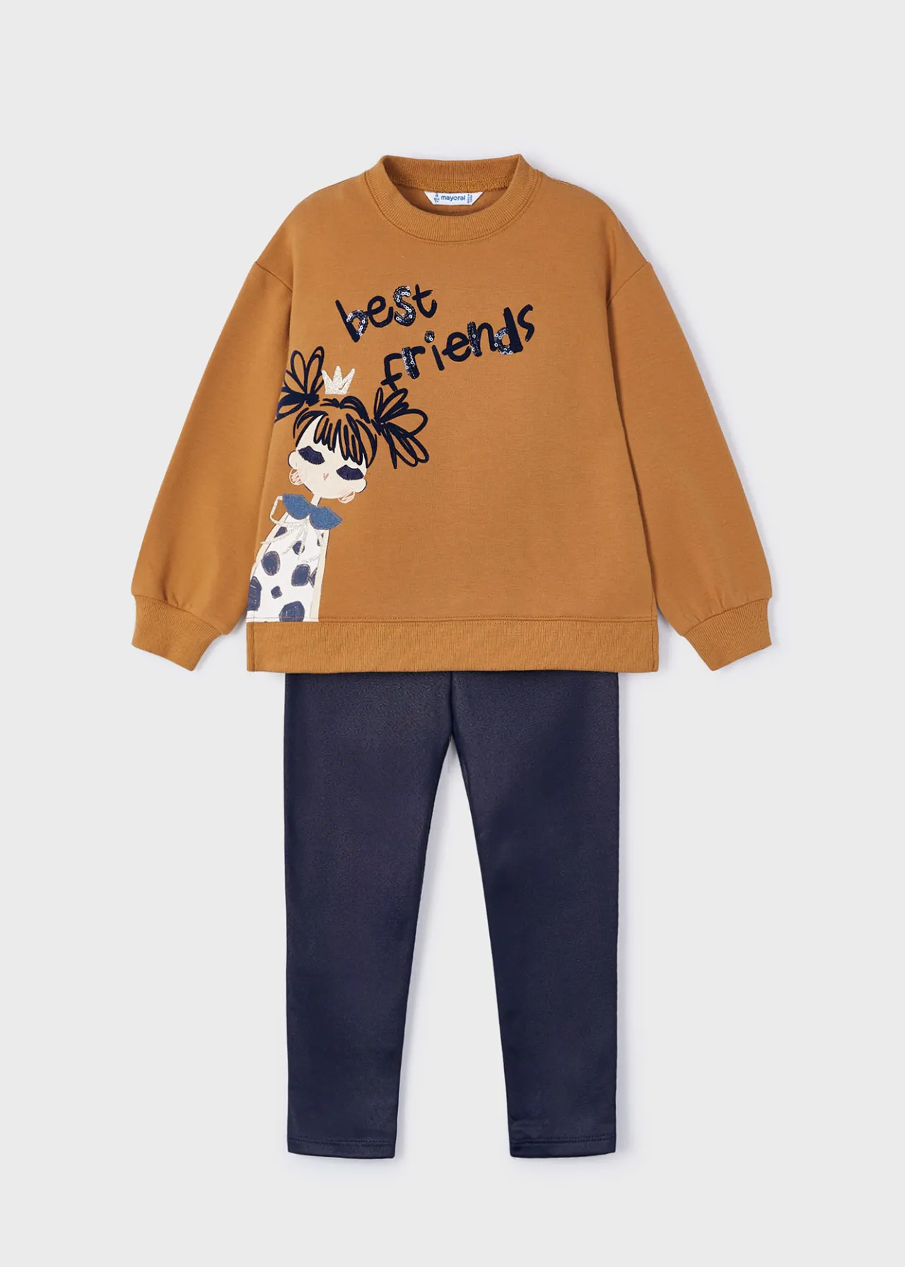 Mayoral Girl Leggings and Sweatshirt Set