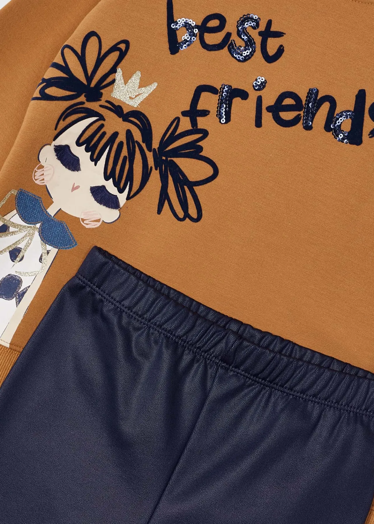 Mayoral Girl Leggings and Sweatshirt Set