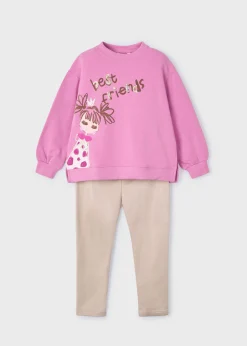 Mayoral Girl Leggings and Sweatshirt Set