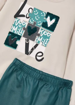 Mayoral Girl Leggings and Sweatshirt Set