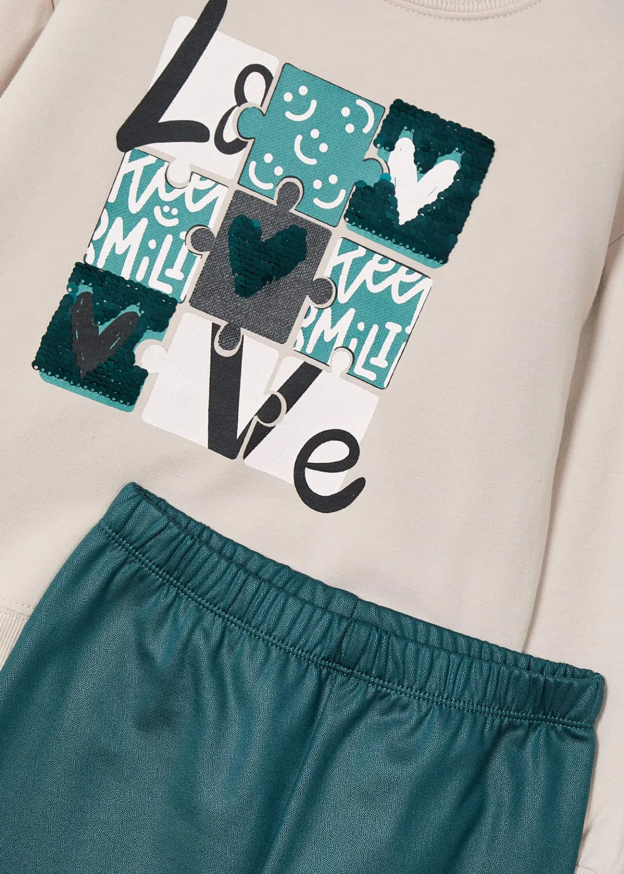 Mayoral Girl Leggings and Sweatshirt Set