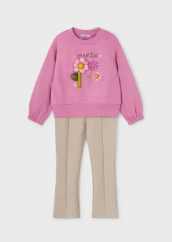 Mayoral Girl Leggings and Sweatshirt Set