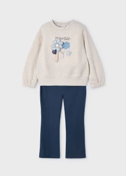 Mayoral Girl Leggings and Sweatshirt Set