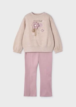 Mayoral Girl Leggings and Sweatshirt Set