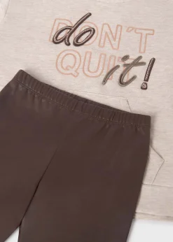 Mayoral Girl Leggings and Sweatshirt Set