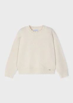 Mayoral Girl Lettuce Hem Sweater