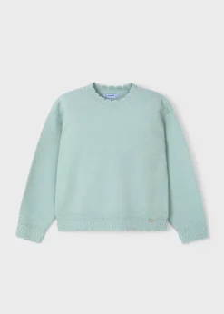 Mayoral Girl Lettuce Hem Sweater