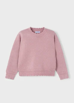 Mayoral Girl Lettuce Hem Sweater