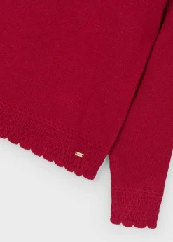 Mayoral Girl Lettuce Hem Sweater