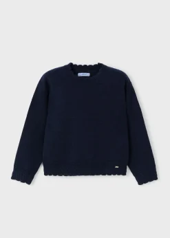 Mayoral Girl Lettuce Hem Sweater