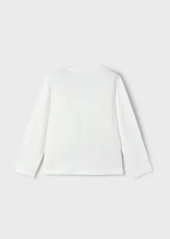 Mayoral Girl Long-Sleeve Flowers T-Shirt