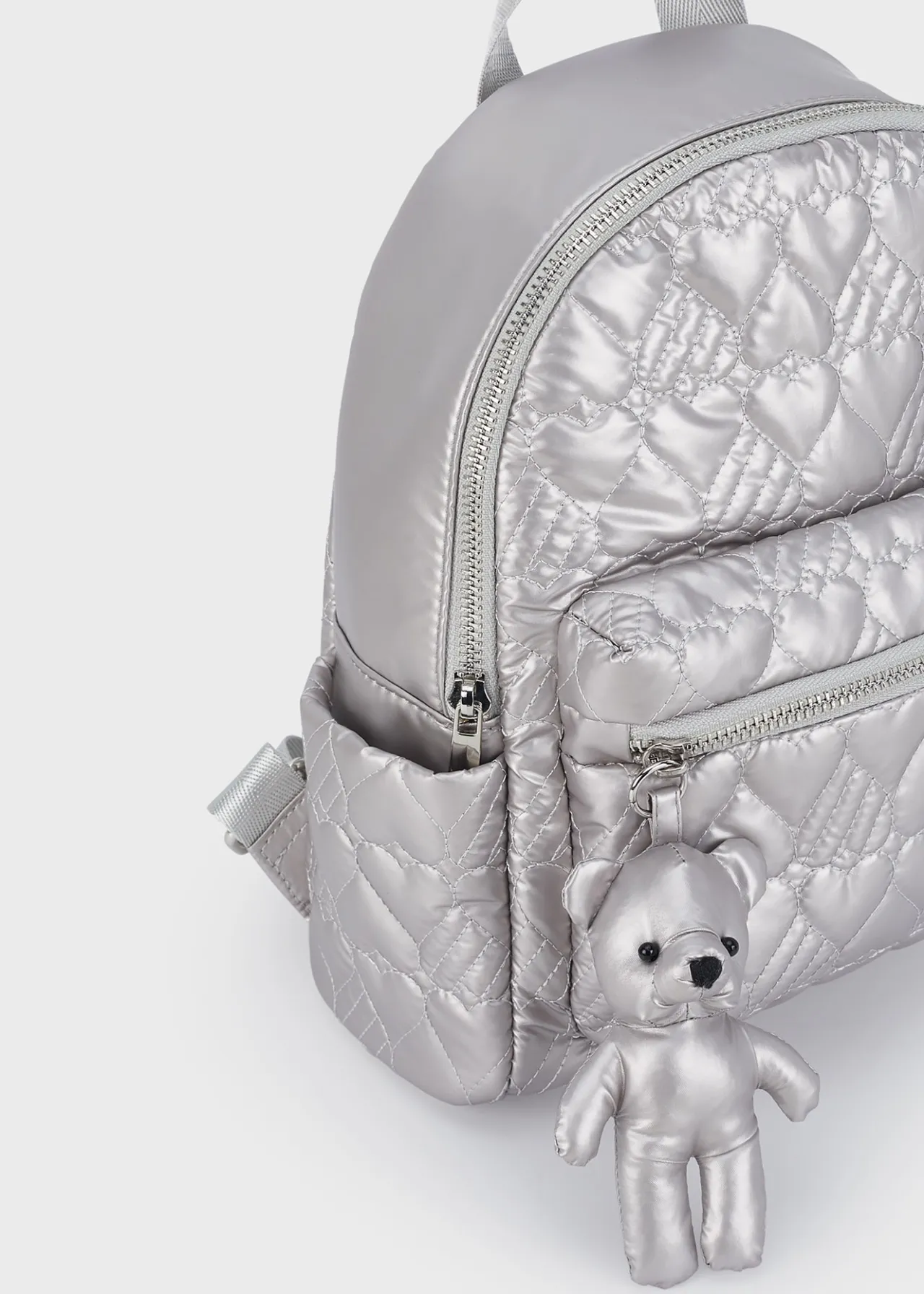 Mayoral Girl Metallic Padded Backpack