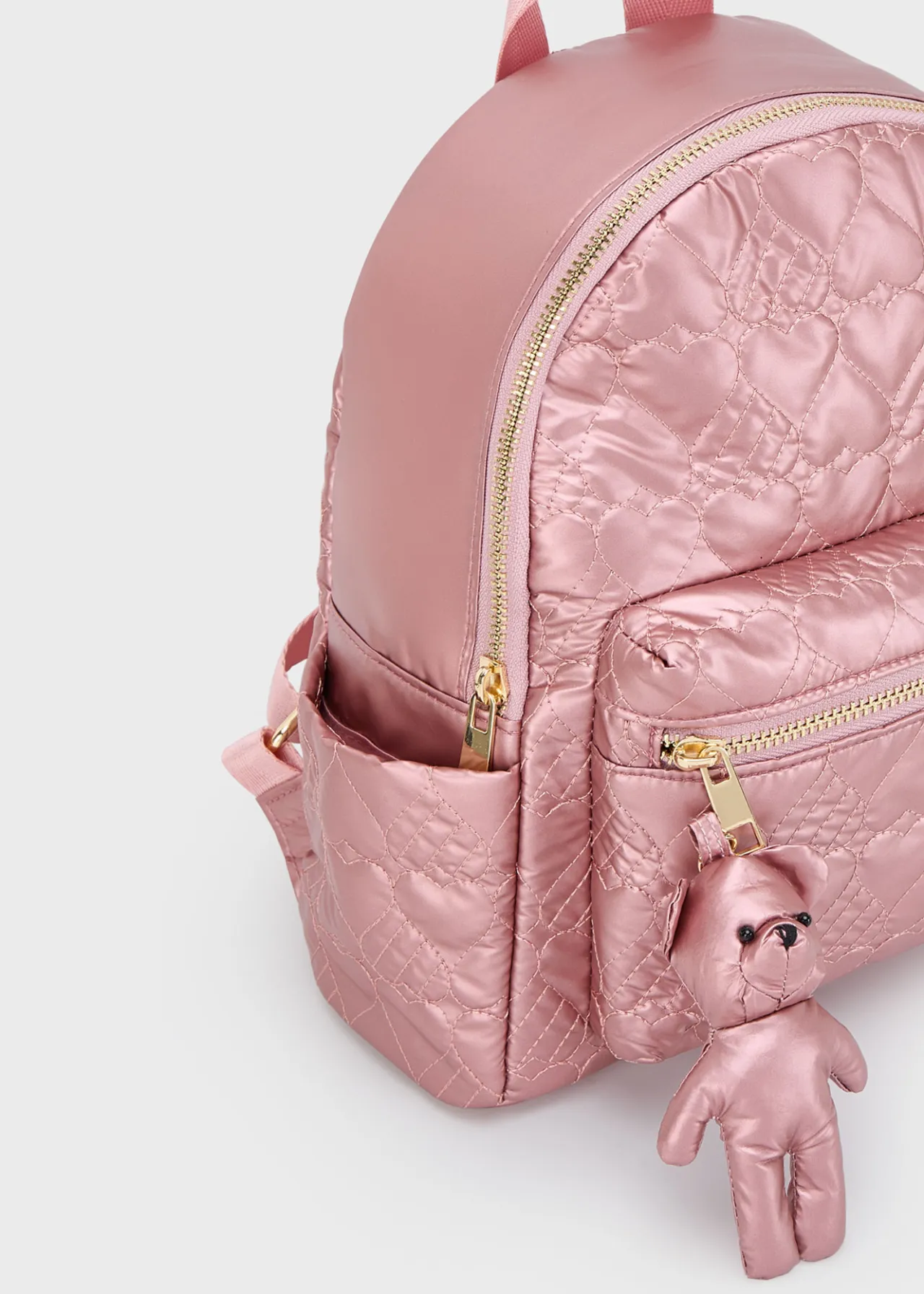 Mayoral Girl Metallic Padded Backpack