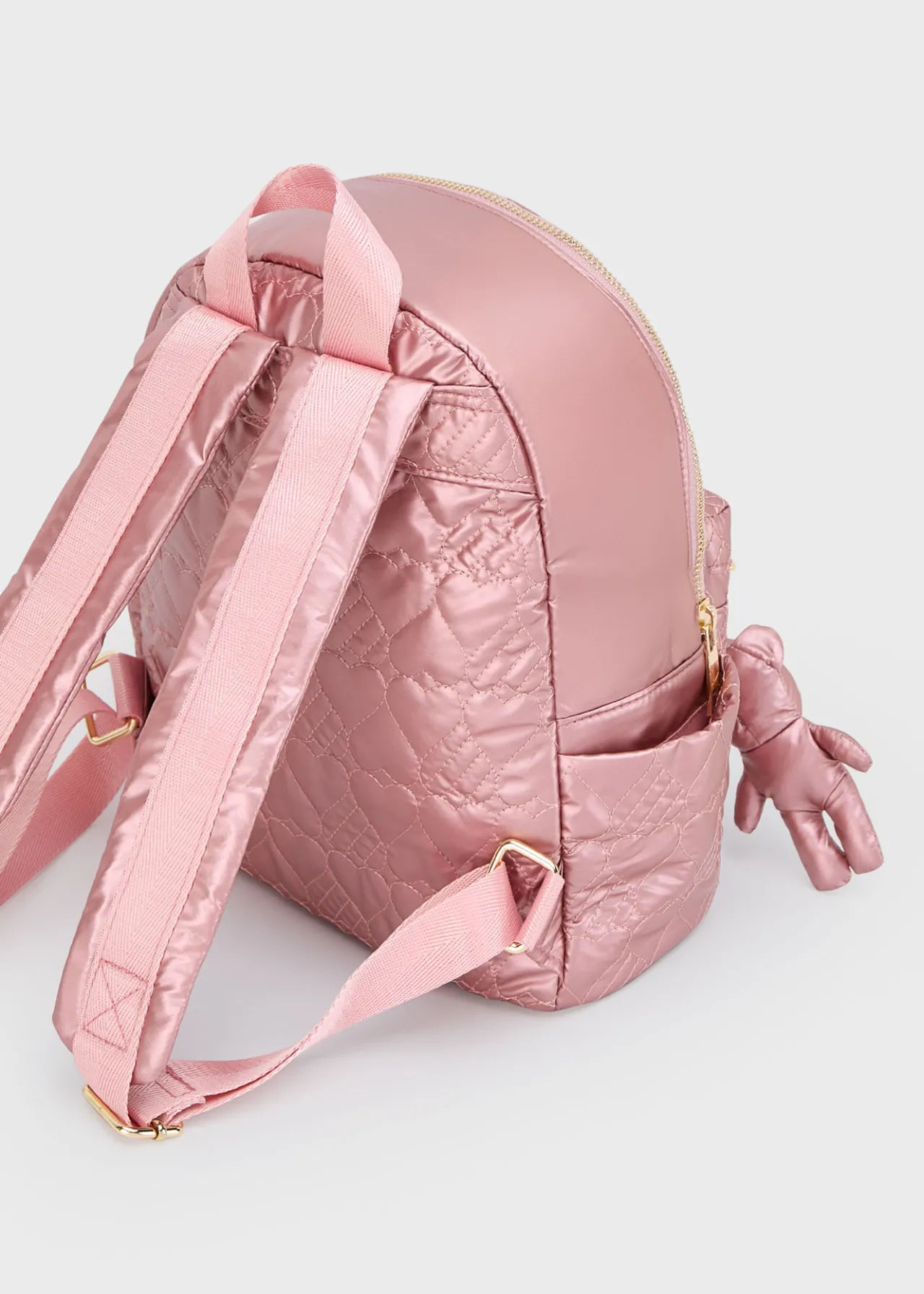 Mayoral Girl Metallic Padded Backpack