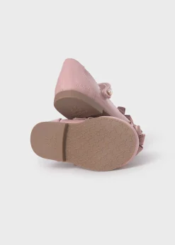 Mayoral Girl Patent Leather Flower Mary Janes
