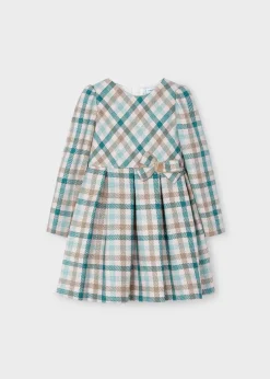 Mayoral Girl Plaid Dress