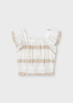 Mayoral Girl Plaid Top