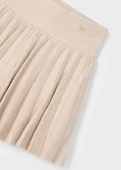 Mayoral Girl Pleated Knit Skirt