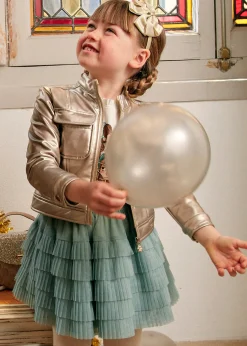 Mayoral Girl Pleated Tulle Skirt