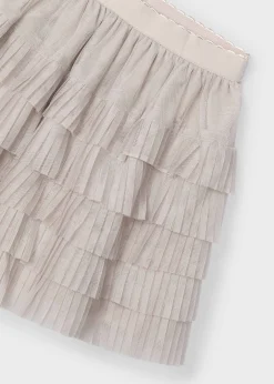 Mayoral Girl Pleated Tulle Skirt