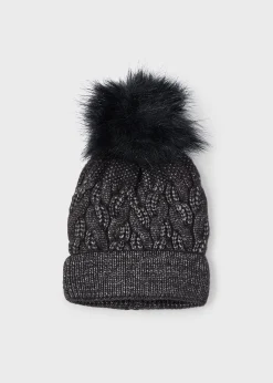Mayoral Girl Pom Pom Hat
