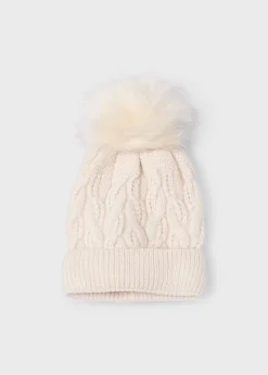 Mayoral Girl Pom Pom Hat