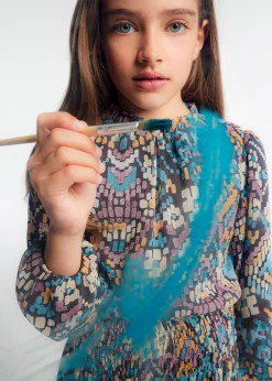Mayoral Girl Print Dress