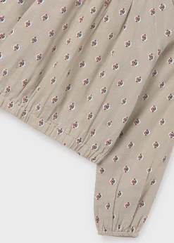 Mayoral Girl Print Shirt