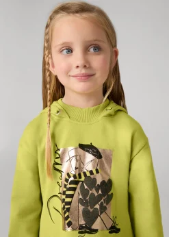 Mayoral Girl Print Sweatshirt Dress