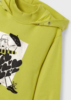 Mayoral Girl Print Sweatshirt Dress