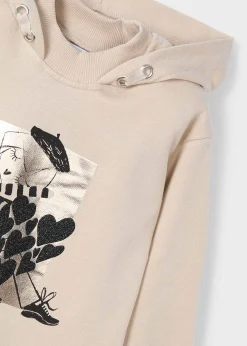 Mayoral Girl Print Sweatshirt Dress