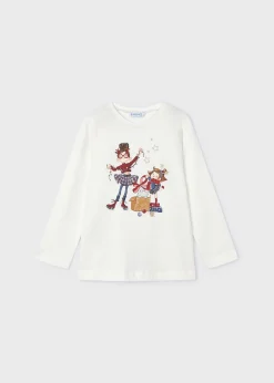 Mayoral Girl Print T-Shirt