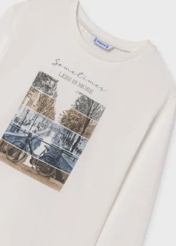 Mayoral Girl Print T-Shirt