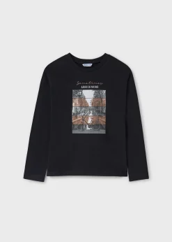 Mayoral Girl Print T-Shirt
