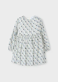 Mayoral Girl Puppy Print Flowy Dress